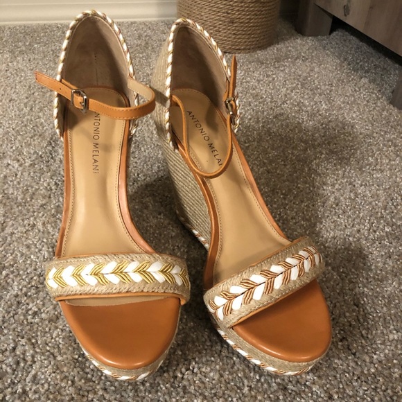 NEW Antonio Melani Twine Wedges - Picture 2 of 5